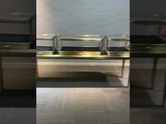 Κλειδωτές βιτρίνες κοσμηματοπωλείου 2 πόρτες 1 ράφι Ηλεκτρική ή κανονική κλειδαριά